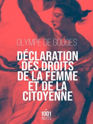 cover image of Déclaration des droits de la femme et de la citoyenne